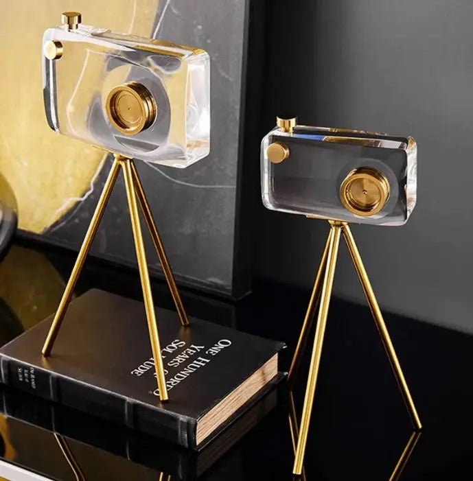 Crystal Camera Decor