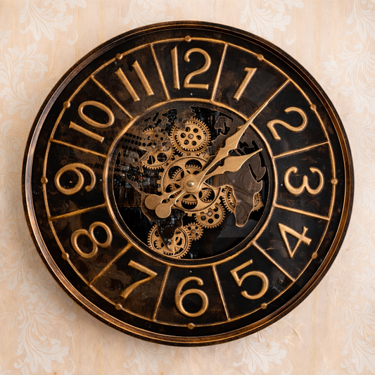 Wall Clock Moving Gear