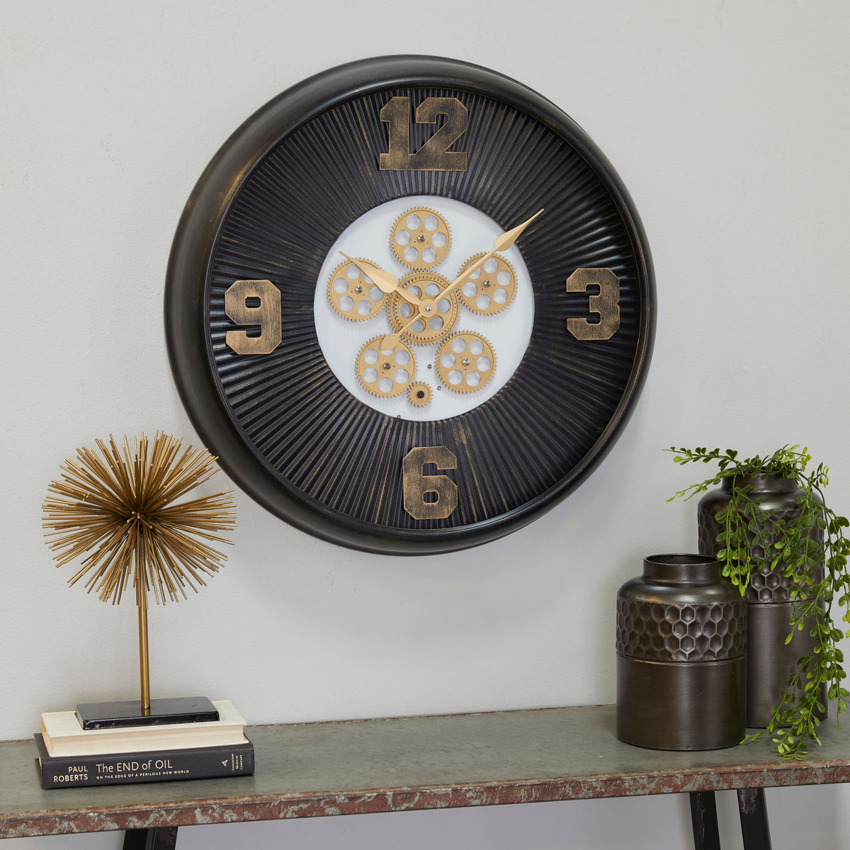 Wall Clock Moving Gear
