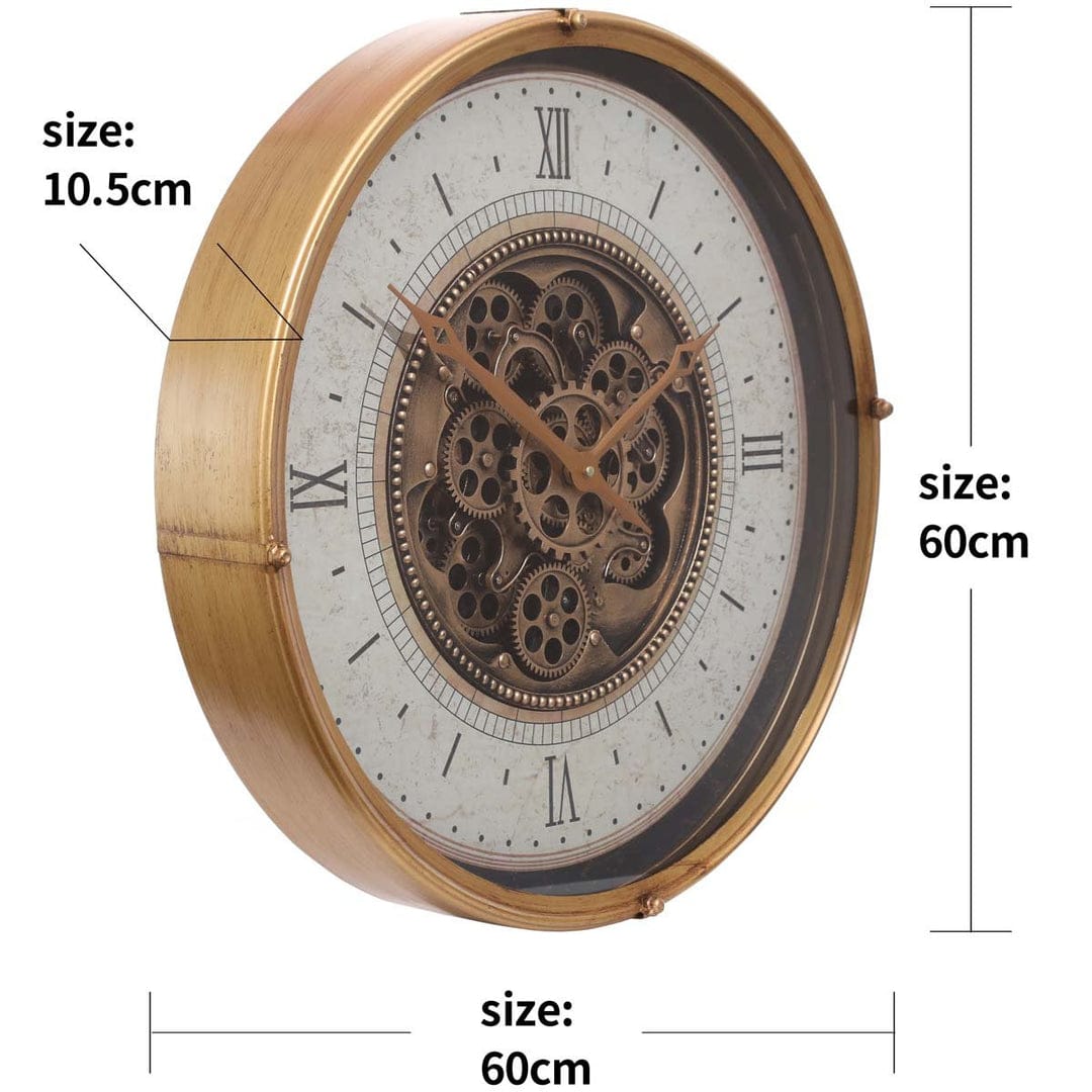 Wall Clock Moving Gear