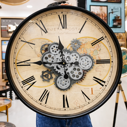 Wall Clock Moving Gear