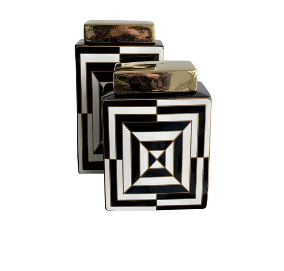Geo Square Design Vase