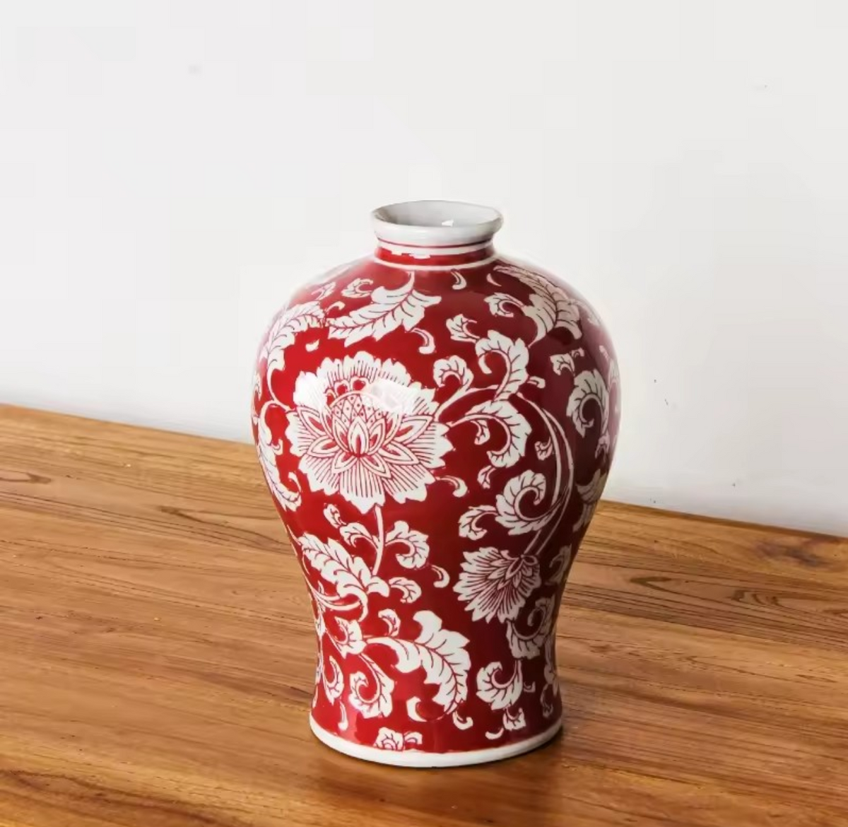Red Ceramic Jar